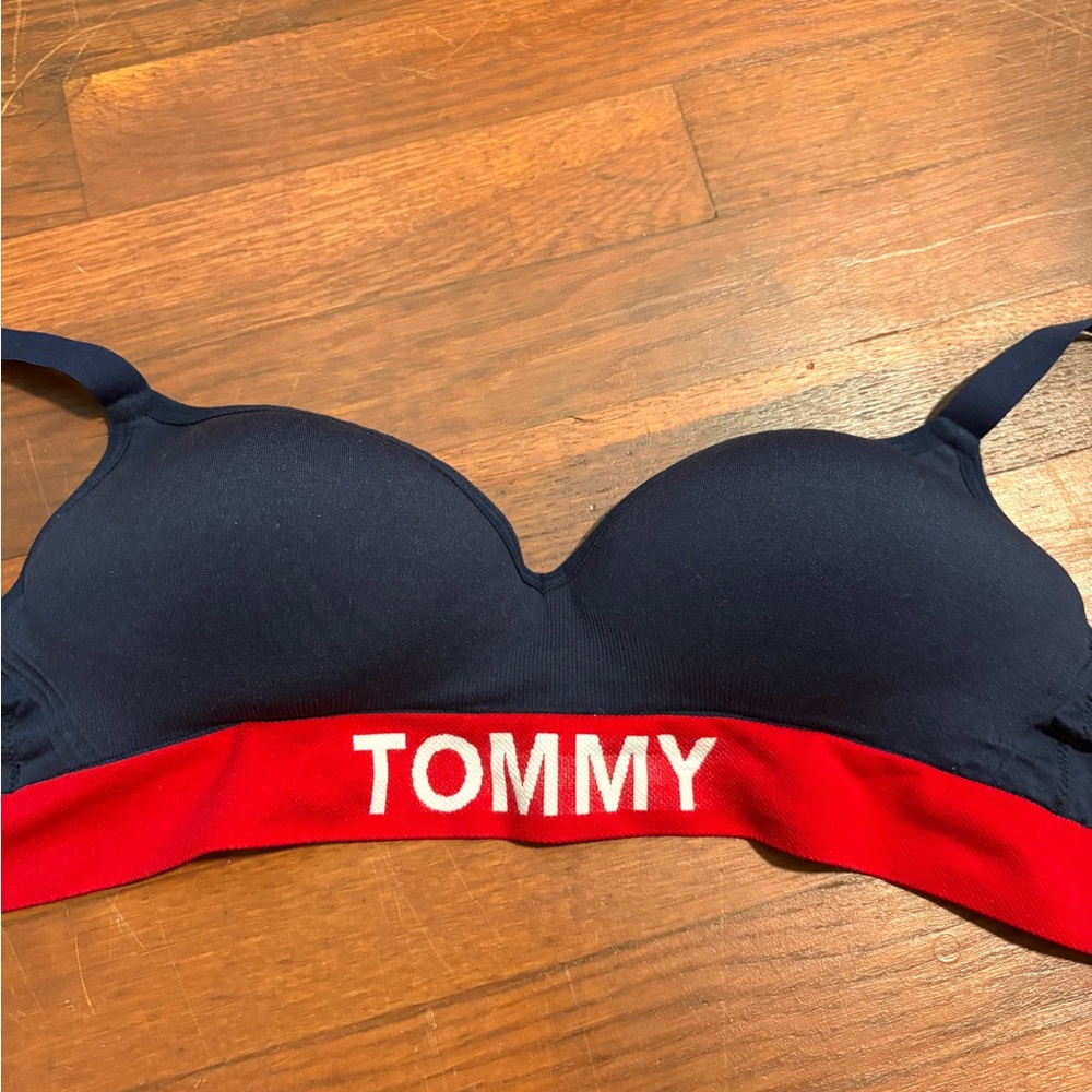 Tommy Hilfiger Navy Blue+Red Bra with Logo - Picture 2 of 6